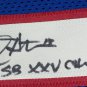 Jeff Hostetler Signed Custom Blue Pro-Style Football Jersey SB XXV CHAMP JSA