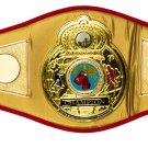 Julio Cesar Chavez Signed Full Size Gold Replica Boxing Championship Belt JSA