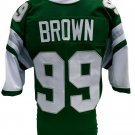 Jerome Brown Unsigned Custom Pro-Style Green Football Jersey Size 2XL