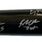 The Sandlot Cast (6) Signed Full Size Rawlings Black Baseball Bat BAS Witnessed