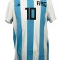 Lionel Messi Signed Adidas Argentina Home Soccer Small Replica Jersey Messi COA