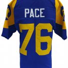 Orlando Pace Unsigned Custom Blue Pro Style Football Jersey Size XL