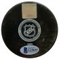 Bob Probert Signed Chicago Blackhawks Logo Puck BAS G15635