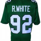 Reggie White Unsigned Custom Green Pro-Style Throwback Football Jersey Large