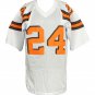 Nick Chubb Signed White Custom Pro-Style Football Jersey Dawg Pound JSA