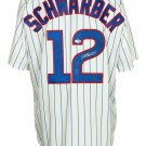 Kyle Schwarber Signed Chicago Cubs Majestic Cool Base Jersey BAS