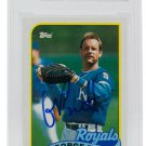 George Brett Signed Slabbed Royals 1989 Topps #200 Trading Card BAS