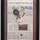 Washington Capitals Framed June 8 2018 Stanley Cup Champs Washington Post Cover