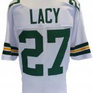 Eddie Lacy Unsigned Custom White Pro Style Football Jersey Size XL