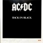 AC/DC Framed 22x28 Back In Black Plate Signature Lithograph