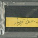 Dizzy Dean St. Louis Cardinals Signed Cut PSA Slabbed