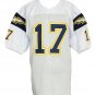 Phillip Rivers Signed Custom White Throwback Football Jersey JSA