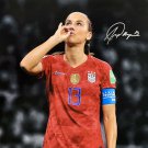 Alex Morgan Signed 16x20 USA Soccer 2019 World Cup Teacup Photo JSA