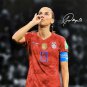 Alex Morgan Signed 16x20 USA Soccer 2019 World Cup Teacup Photo JSA