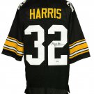 Franco Harris Signed Custom Black Pro-Style Football Jersey BAS
