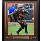 Nick Chubb Signed Framed 16x20 Cleveland Browns Photo JSA