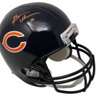 Brian Urlacher Signed In Orange Chicago Bears Replica Helmet BAS