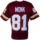 Art Monk Unsigned Custom Maroon Pro-Style Football Jersey X-Large
