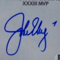 John Elway Denver Broncos Signed Replica Championship Trophy BAS