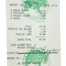 Ben Hogan Signed Shady Oaks Country Club Restaurant Check JSA DD43710