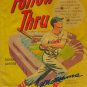 Ted Williams Signed Boston Red Sox Follow Thru Magazine PSA LOA
