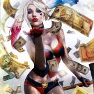 Harley Quinn: Blood Money Gold 11x17 Lithograph Signed By Greg Horn JSA