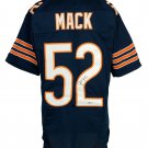 Khalil Mack Signed Custom Blue Pro-Style Football Jersey BAS
