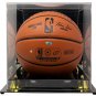 Zion Williamson Signed Spalding Pelicans Logo Basketball Fanatics w/ Case
