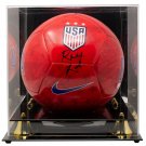 Rose Lavelle Team USA Signed USA Nike Red Soccer Ball JSA w/ Case