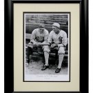 Shoeless Joe Jackson w/ Babe Ruth Framed 10x14 Historical Photo Archive Giclee