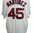 Pedro Martinez Signed Boston Red Sox Majestic White Baseball Jersey BAS
