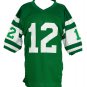 Joe Namath Signed Custom Green Pro-Style Football Jersey BAS