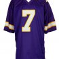 Randall Cunningham Signed Purple Custom Pro-Style Football Jersey JSA