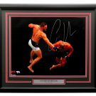 Conor McGregor Signed Framed UFC MMA 16x20 Photo vs Eddie Alvarez Fanatics