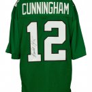 Randall Cunningham Signed Custom Pro-Style Green Football Jersey JSA