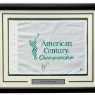 Aaron Rodgers Packers Signed Framed American Century Champions Golf Flag BAS