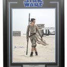 Daisy Ridley Signed Framed 16x20 Star Wars The Force Awakens Photo PSA 8A05713