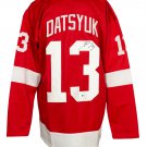 Pavel Datsyuk Signed Custom Red Pro-Style Hockey Jersey BAS