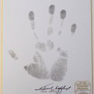 Frank Gifford New York Giants Signed Authentic Hand Print Photo SI