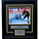 Mario Lemieux Framed 8x10 Pittsburgh Penguins Photo w/ Laser Engraved Signature