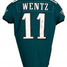 Carson Wentz Signed Philadelphia Eagles Green Nike Elite Jersey Fanatics