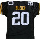 Rocky Bleier Signed Custom Pro-style Black Jersey 4x SB Champs Inscribed JSA