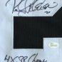 Rocky Bleier Signed Custom Pro-style Black Jersey 4x SB Champs Inscribed JSA