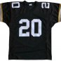 Rocky Bleier Signed Custom Pro-style Black Jersey 4x SB Champs Inscribed JSA