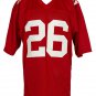 Saquon Barkley Signed Red Pro-Style Football Jersey BAS