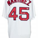 Pedro Martinez Signed Red Sox Majestic Cool Base Jersey HOF 2015 BAS