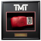 Floyd Mayweather Jr Signed Cleto Reyes Red LH Boxing Glove Shadowbox Beckett BAS