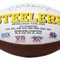 Rocky Bleier Signed Pittsburgh Steelers Logo Football 4x SB Champs Inscribed JSA