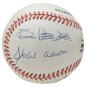 Sadaharu Oh Hank Aaron Signed Official National League Baseball JSA ALOA