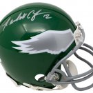 Randall Cunningham Signed Philadelphia Eagles Throwback Mini Helmet JSA